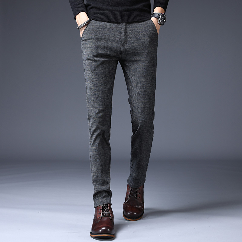 Spring Elastic Men's Casual Pa – Korean Men Lifestyle Bewertung und Preis