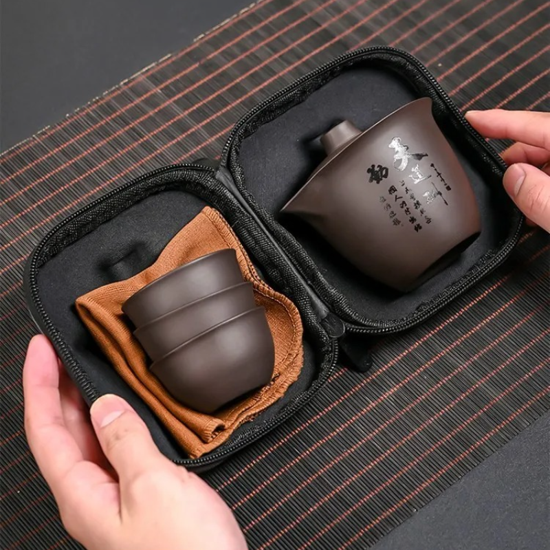 1 set Portable ZhiShaTeapot Te – Korean Tea Set Bewertung und Preis