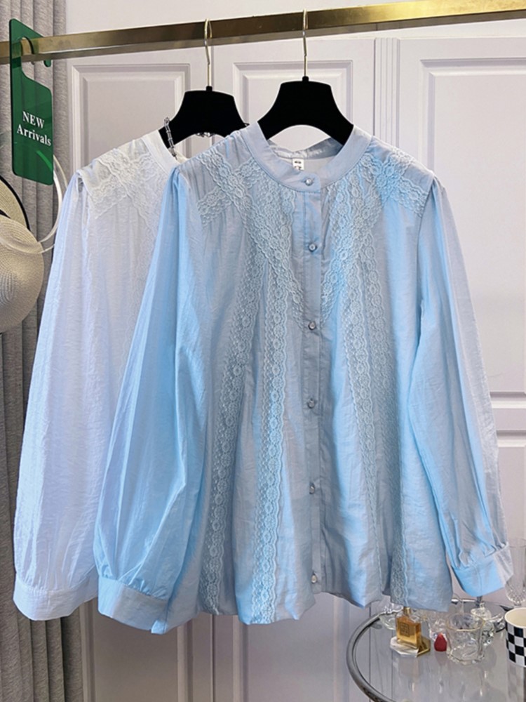 Oversize Spring Lace Round Nec – Korean Lifestyle Bewertung und Preis