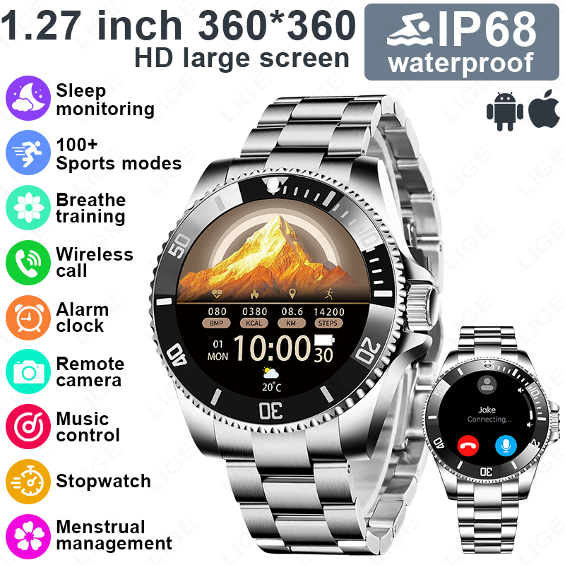 LIGE New Style Luxury Smart Wa – Korean Men Lifestyle Bewertung und Preis
