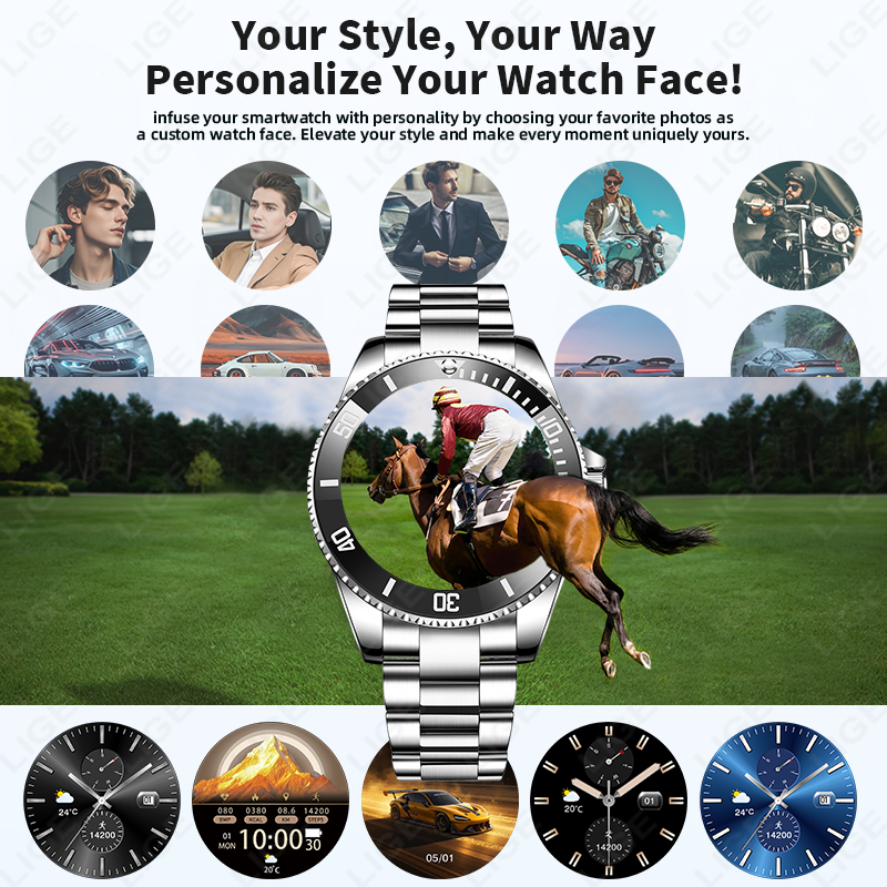 LIGE New Style Luxury Smart Wa – Korean Men Lifestyle Bewertung und Preis