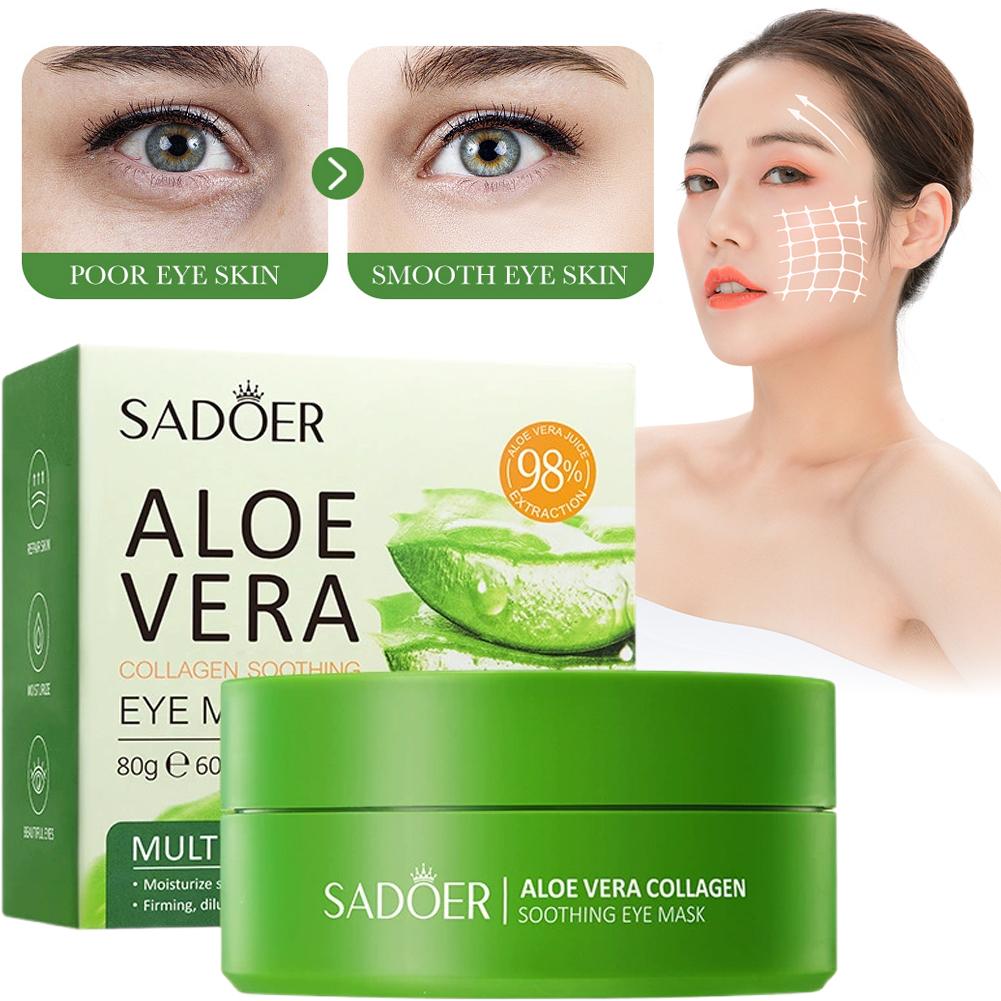 60pcs Aloe Vera Collagen Under – Sheet Mask Collagen Bewertung und Preis