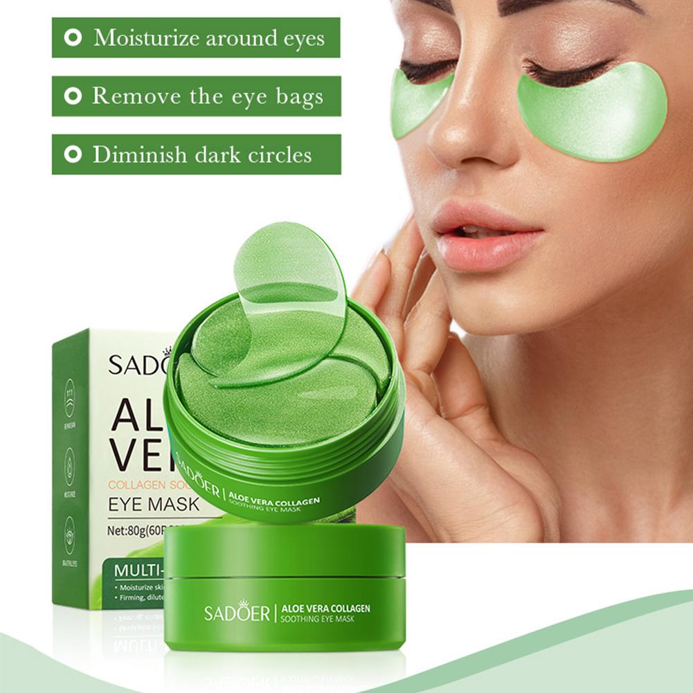 60pcs Aloe Vera Collagen Under – Sheet Mask Collagen Bewertung und Preis