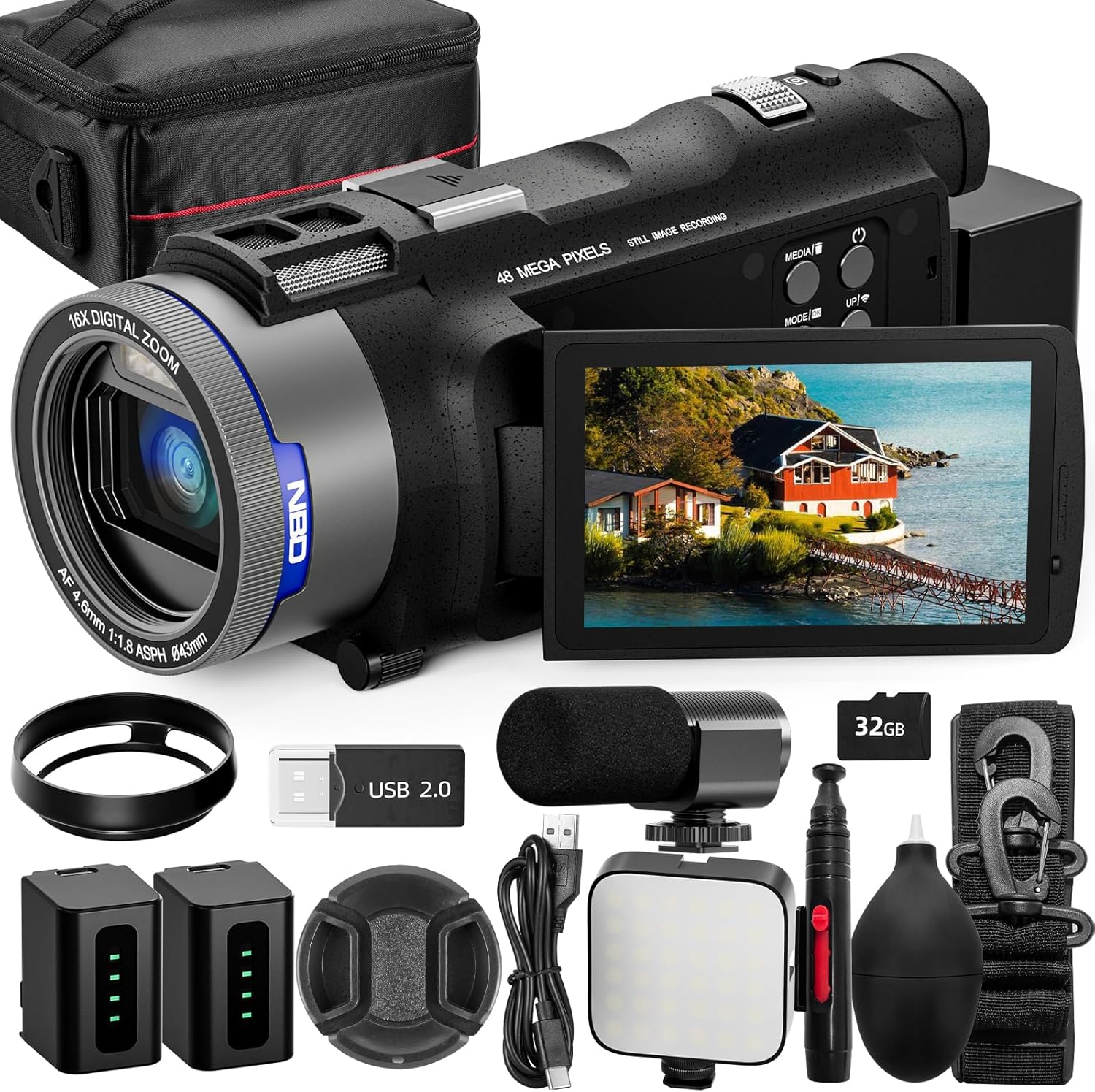 NBD 4K Camcorder Video Camera  – Korean Lifestyle Video Bewertung und Preis