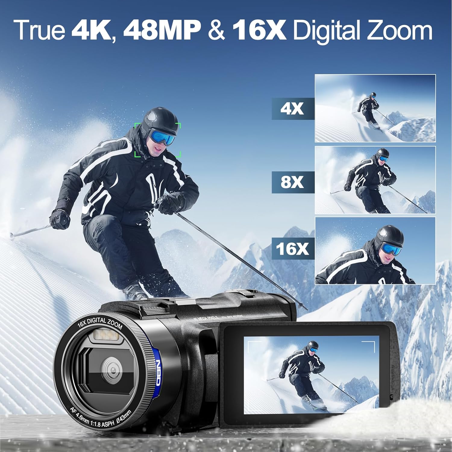 NBD 4K Camcorder Video Camera  – Korean Lifestyle Video Bewertung und Preis