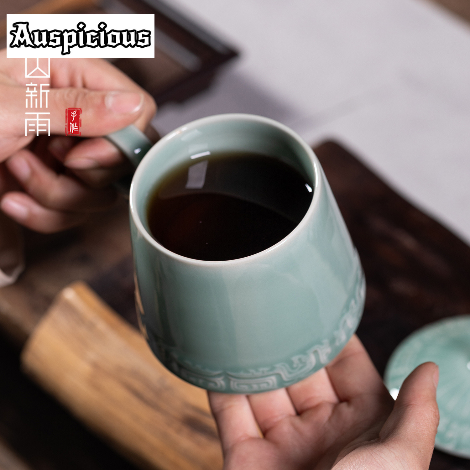 395ml Longquan Celadon Bronze  – Celadon Ceramic Cup Bewertung und Preis