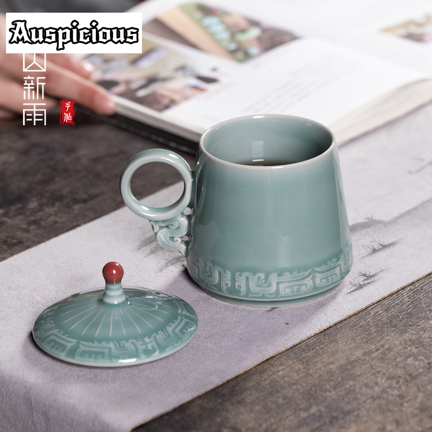 395ml Longquan Celadon Bronze  – Celadon Ceramic Cup Bewertung und Preis