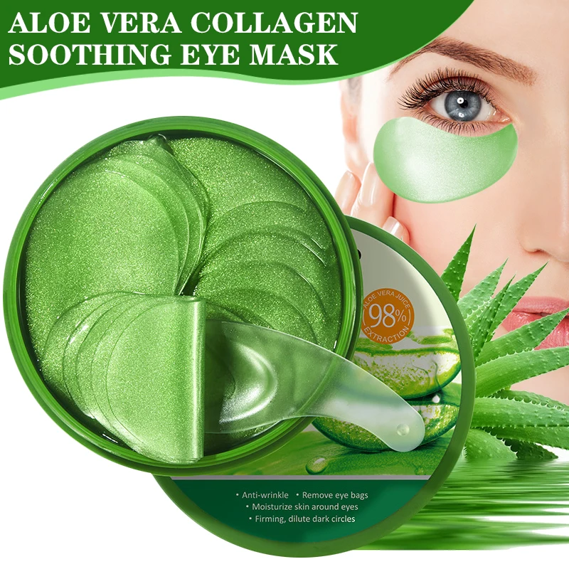 60pcs Aloe Vera Collagen Eye M – Sheet Mask Collagen Bewertung und Preis