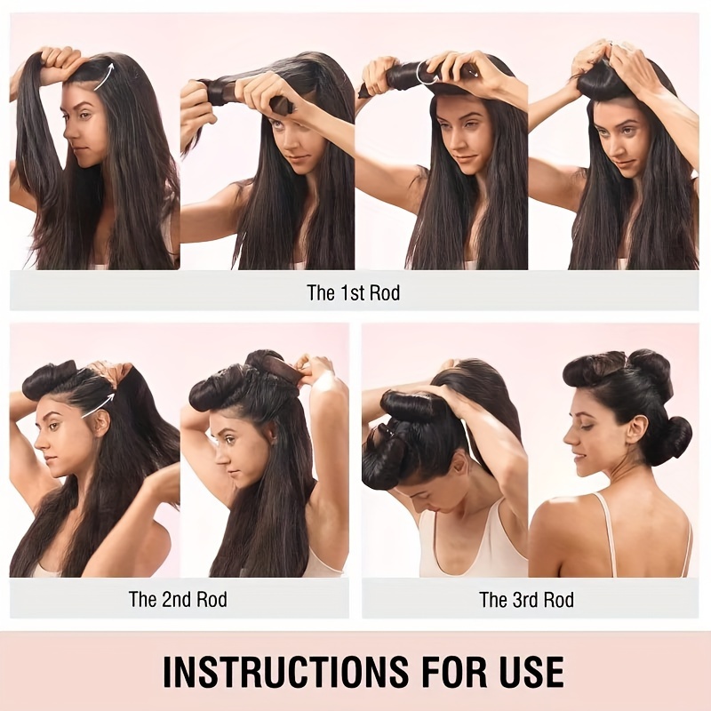3pcs/pack Heatless Hair Curler – Sleeping Pack Overnight Bewertung und Preis