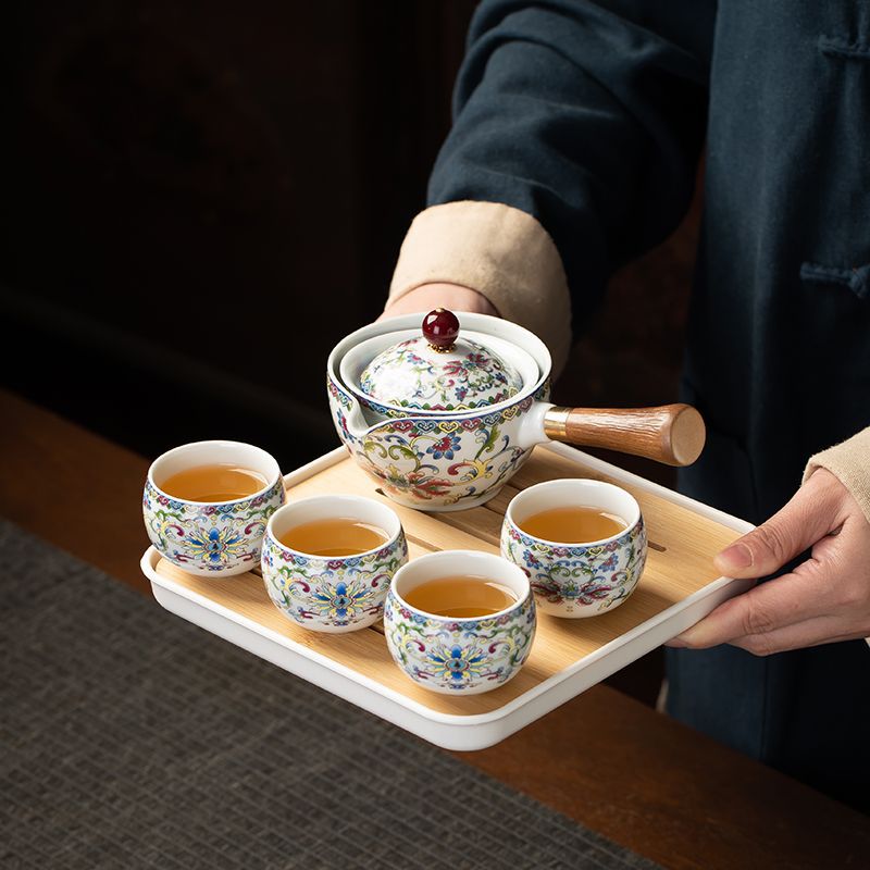 Chinese Kung Fu Ceramic Tea Se – Korean Tea Set Bewertung und Preis