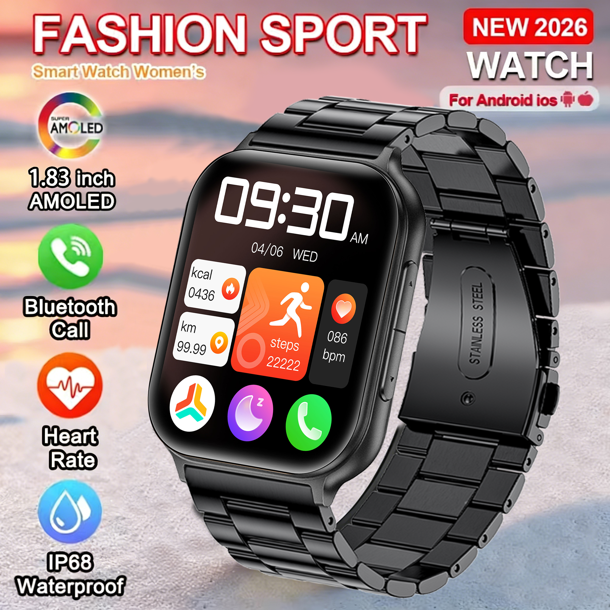 2026 New Style 1.83'' Smart Wa – Korean Men Lifestyle Bewertung und Preis