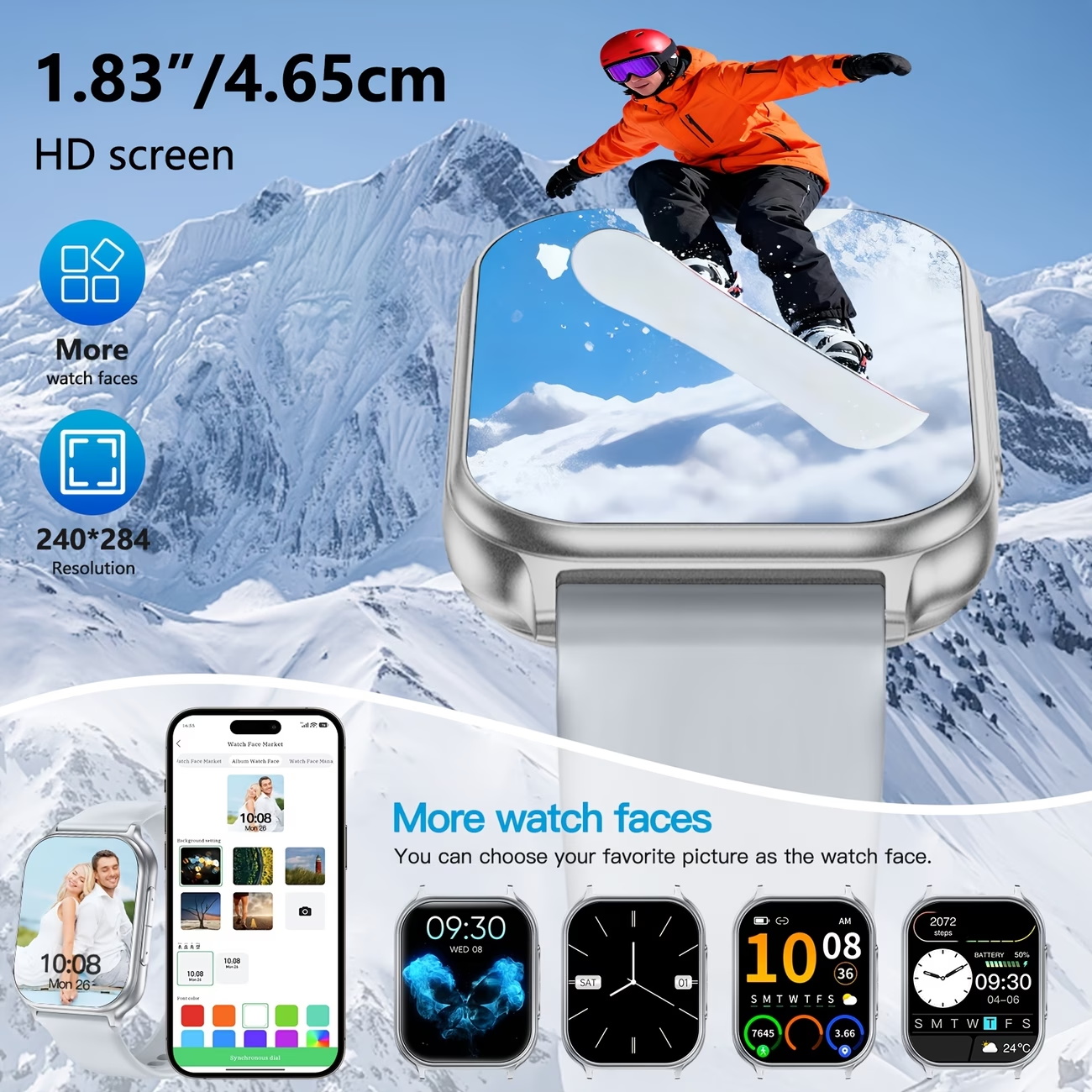2026 New Style 1.83'' Smart Wa – Korean Men Lifestyle Bewertung und Preis