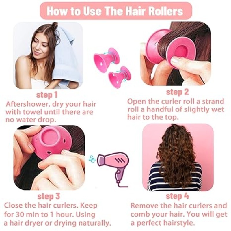 Heatless Soft Sleep Curlers 6  – Sleeping Pack Overnight Bewertung und Preis