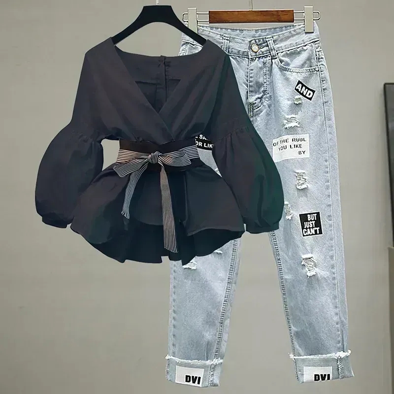 Women Elegant V-Neck Stripe La – Korean Lifestyle Bewertung und Preis