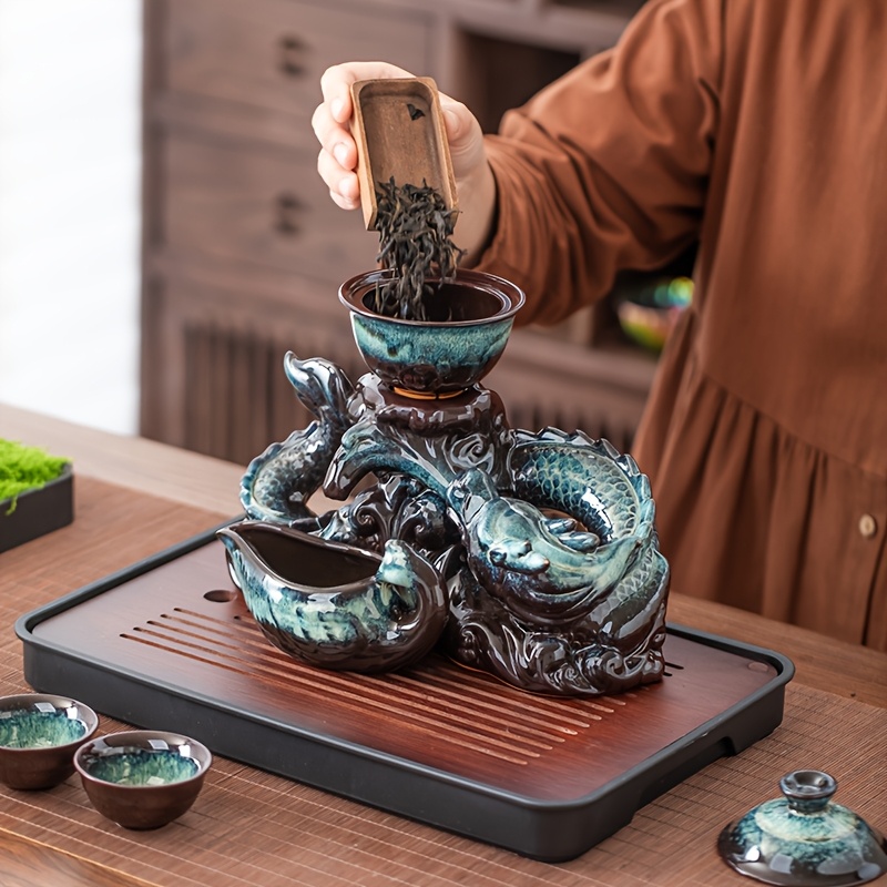 Coiling Dragon Ceramic Teapot  – Korean Tea Set Bewertung und Preis