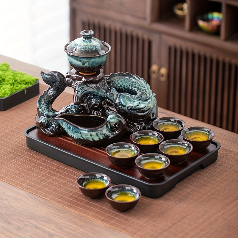 Coiling Dragon Ceramic Teapot  – Korean Tea Set Bewertung und Preis