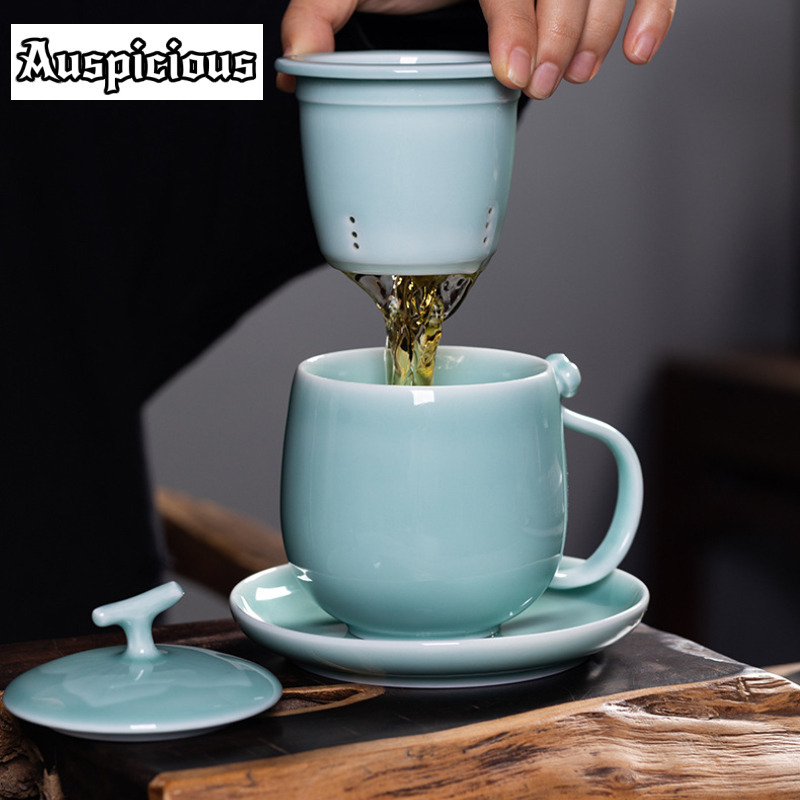 400ml Azure Longquan Celadon F – Celadon Ceramic Cup Bewertung und Preis