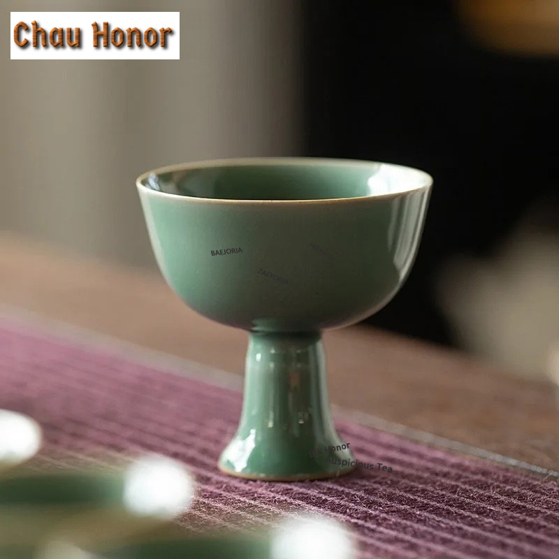 2pc/lot Yue Kiln Celadon High  – Celadon Ceramic Cup Bewertung und Preis