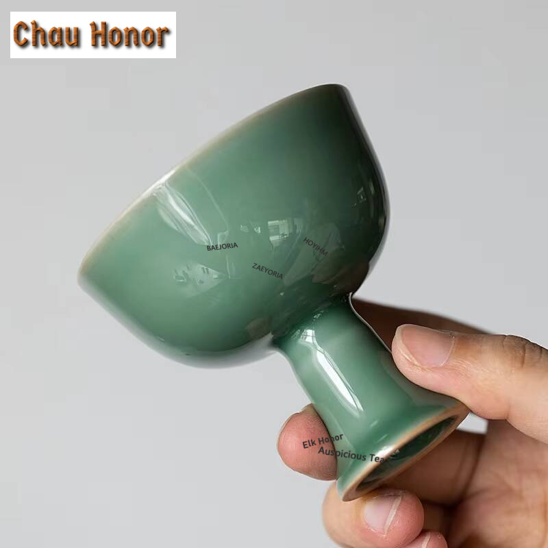 2pc/lot Yue Kiln Celadon High  – Celadon Ceramic Cup Bewertung und Preis