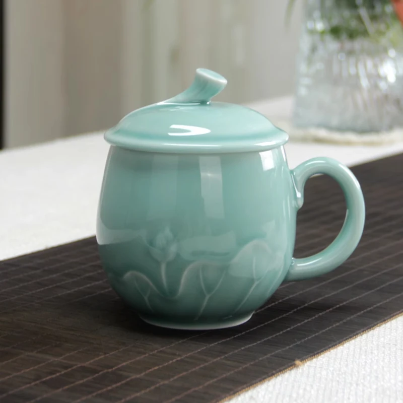 Longquan celadon office tea cu – Celadon Ceramic Cup Bewertung und Preis