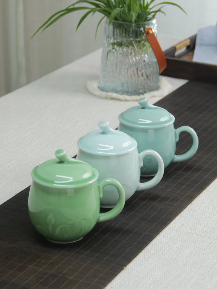 Longquan celadon office tea cu – Celadon Ceramic Cup Bewertung und Preis