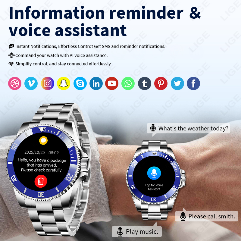 LIGE 2026 Style Luxury Smart W – Korean Men Lifestyle Bewertung und Preis
