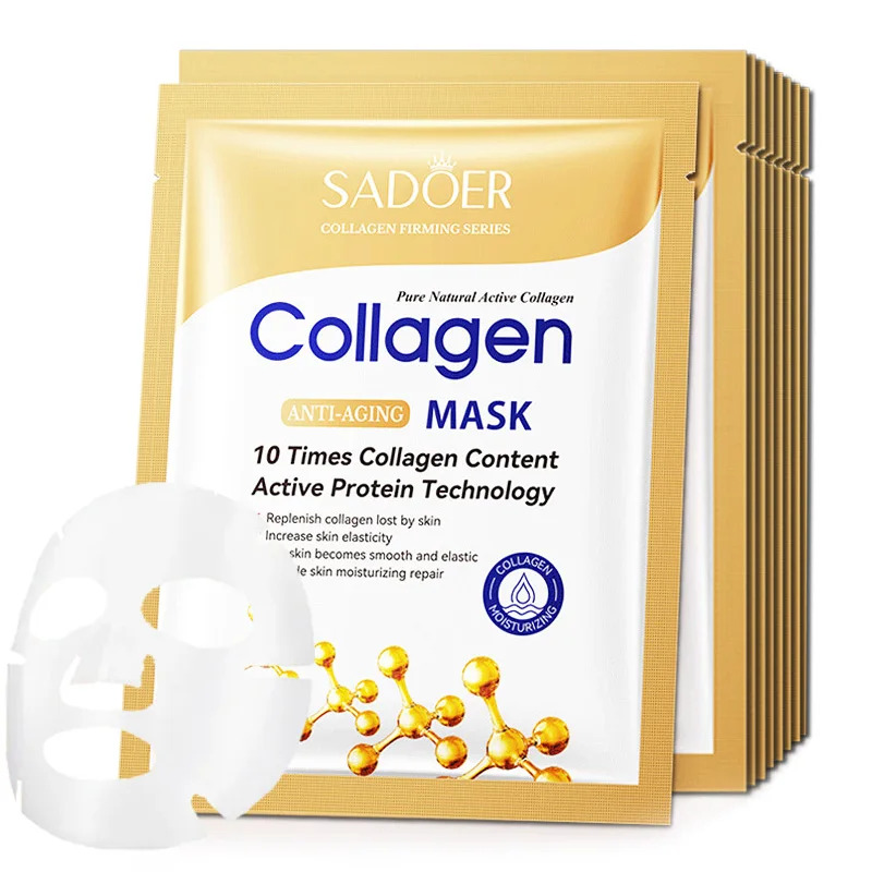 10pcs Anti-aging Collagen Face – Sheet Mask Collagen Bewertung und Preis