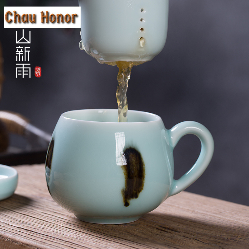 330ml Longquan Celadon Filter  – Celadon Ceramic Cup Bewertung und Preis