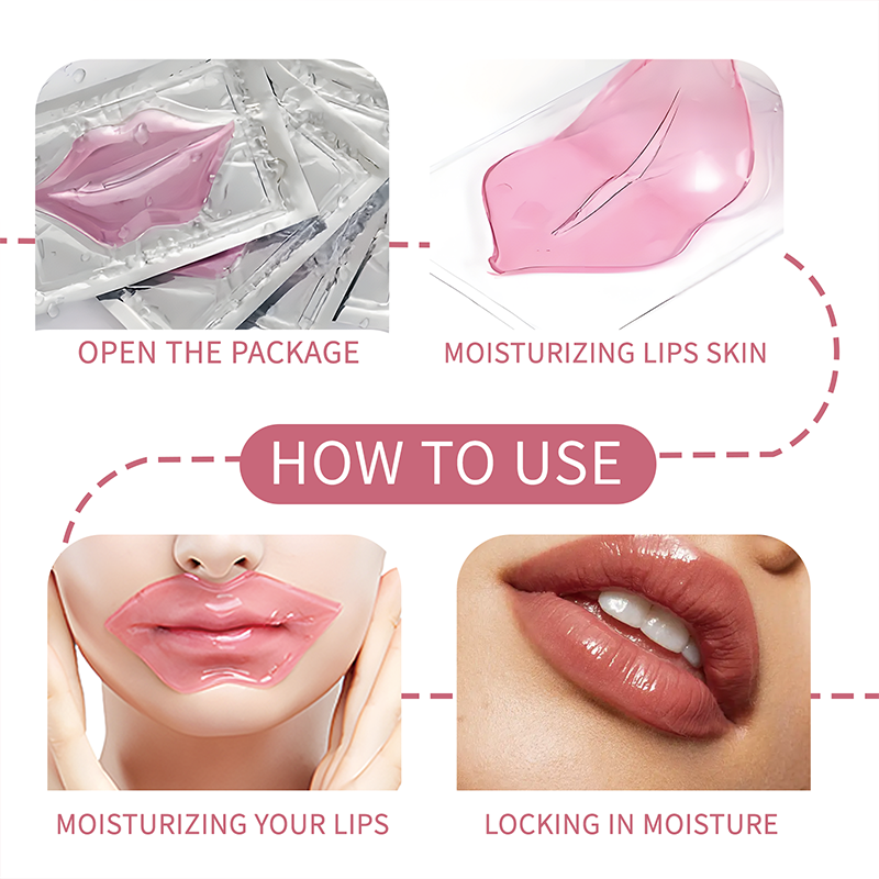 20Pcs/Box Pink Lips Masks Shee – Sheet Mask Collagen Bewertung und Preis
