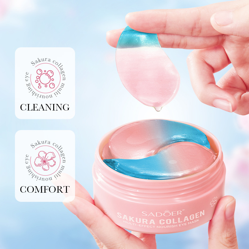 60pcs SADOER Sakura Collagen E – Sheet Mask Collagen Bewertung und Preis