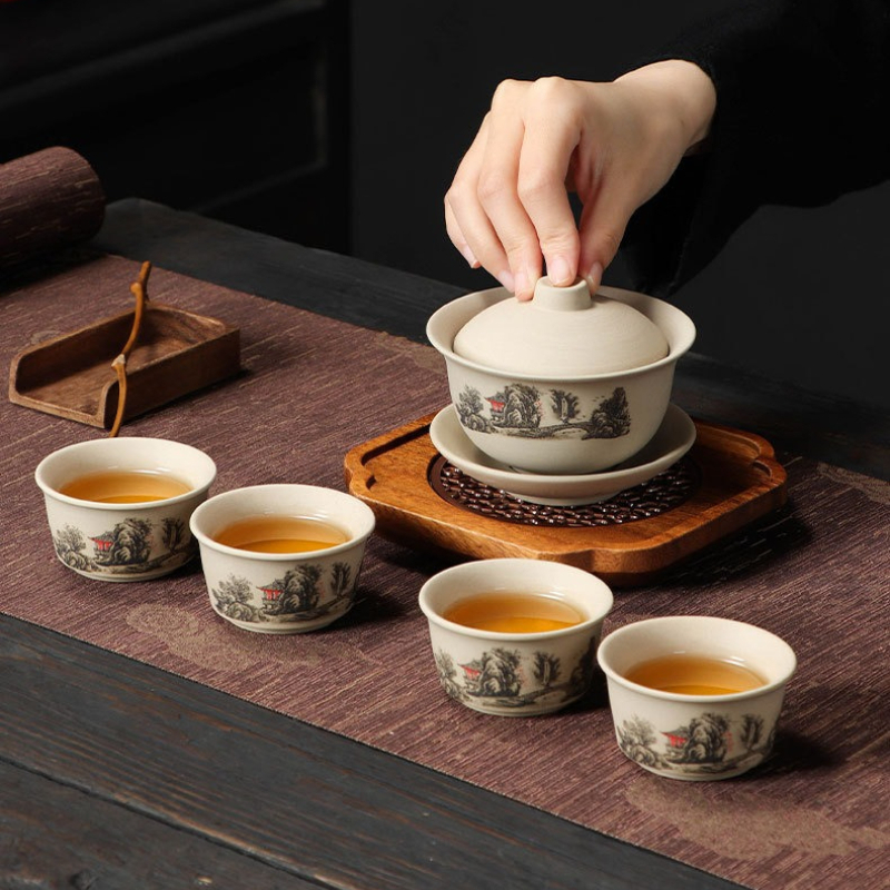 Stoneware Kungfu TeaSet - Sanc – Korean Tea Set Bewertung und Preis