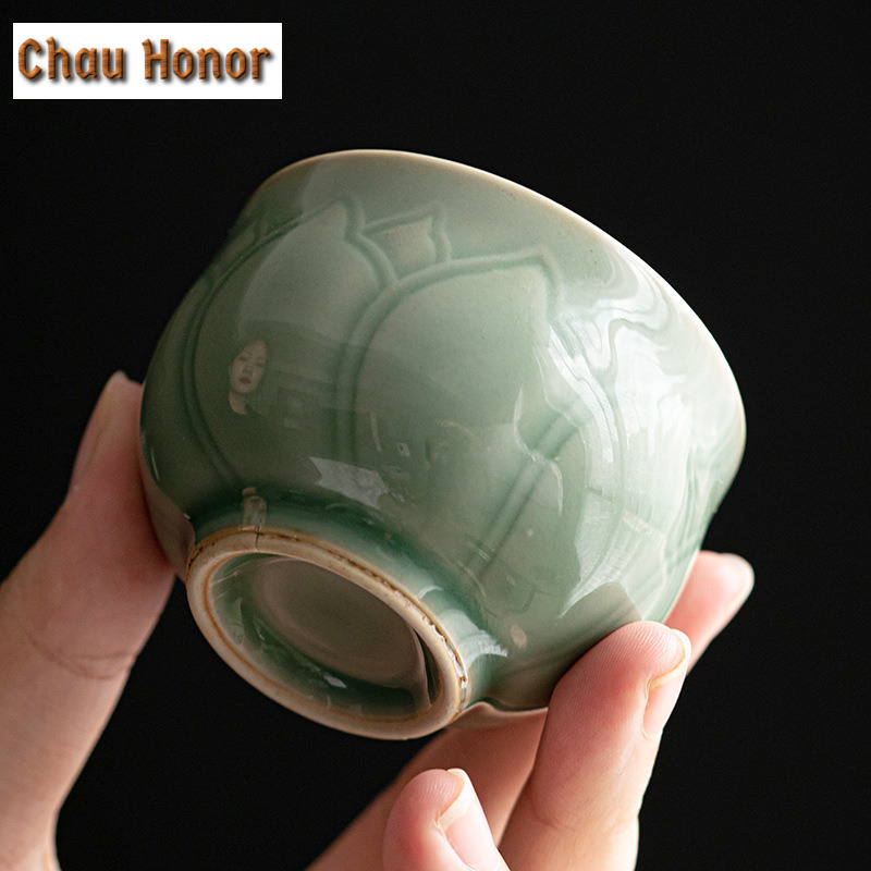 65ml Retro Celadon Sample Tea  – Celadon Ceramic Cup Bewertung und Preis