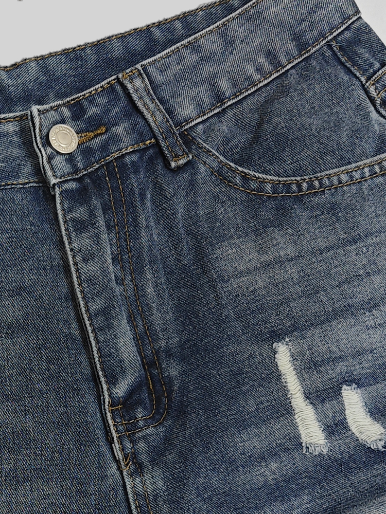 Light Blue Denim Shorts Men's  – Korean Lifestyle Bewertung und Preis