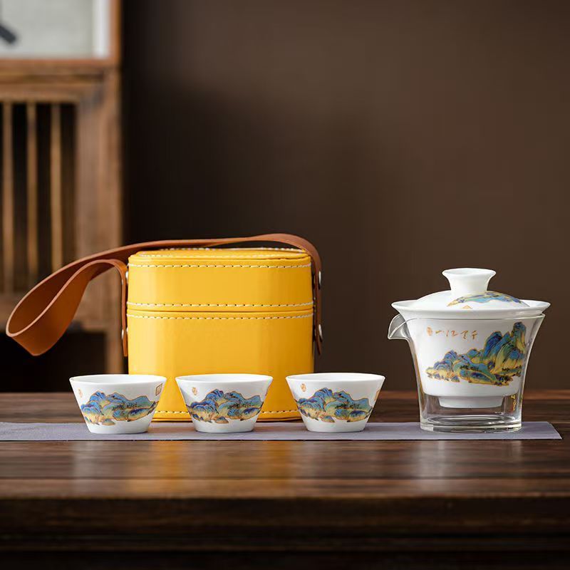 Travel Jade White Porcelain Te – Korean Tea Set Bewertung und Preis