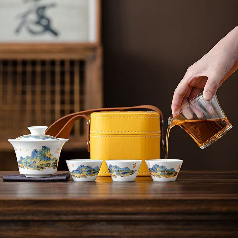 Travel Jade White Porcelain Te – Korean Tea Set Bewertung und Preis