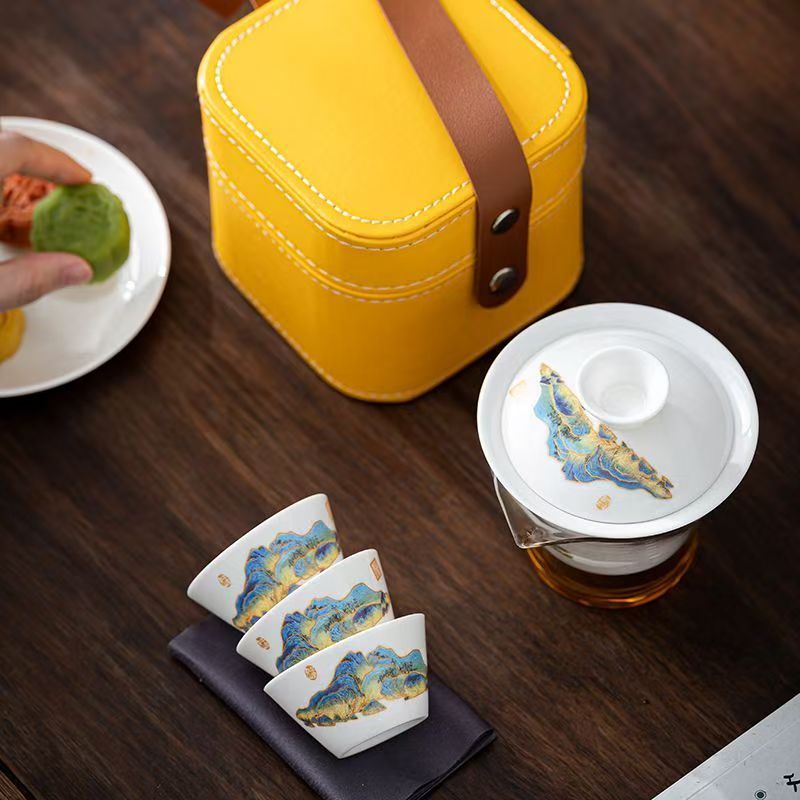 Travel Jade White Porcelain Te – Korean Tea Set Bewertung und Preis