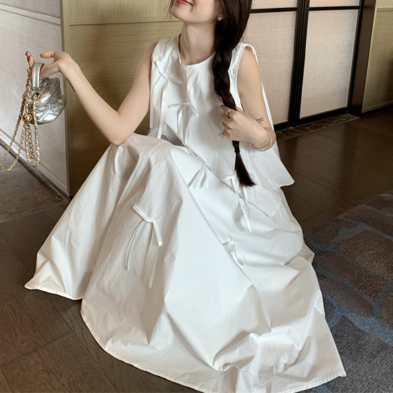 White Dress Sets for Women Bow – Korean Lifestyle Bewertung und Preis